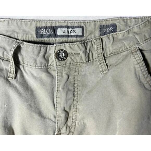 BKE Casuals Jake Straight Leg Jean Women's Khaki Size 29R **PLEASE READ** - Picture 2 of 8